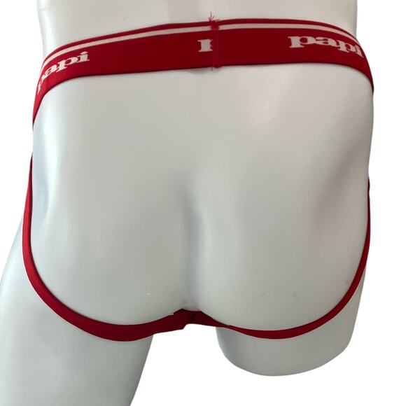 Papi Rib Jockstrap Red XL Extra Large - Picture 4 of 8